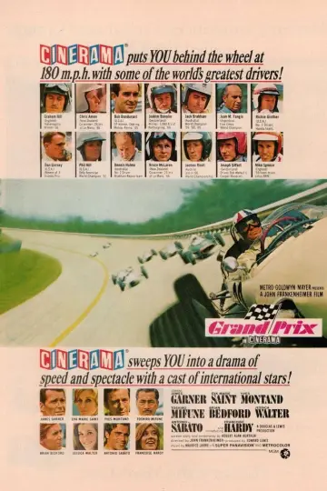 Plakat do filmu "Grand Prix" #904371