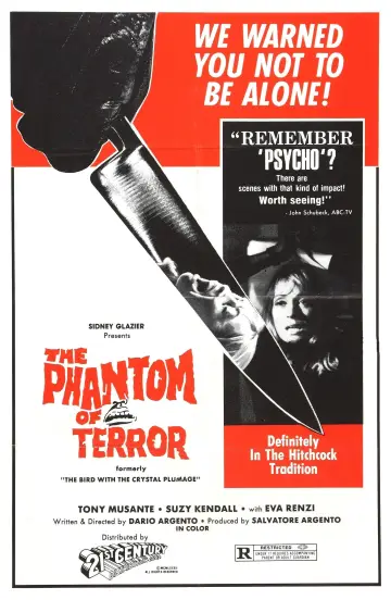 Plakat do filmu "Ptak o Kryształowym Upierzeniu" #233034