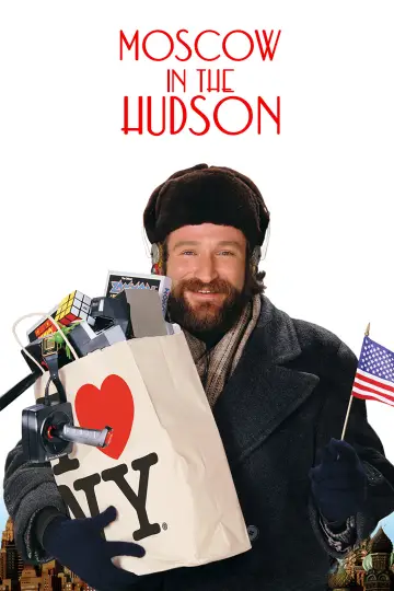 Plakat do filmu "Moskwa nad rzeką Hudson" #1088272