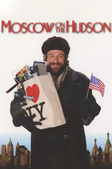 Plakat do filmu "Moskwa nad rzeką Hudson" #1088273