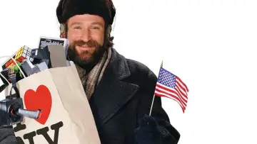 Zasłona do filmu "Moskwa nad rzeką Hudson" #451565