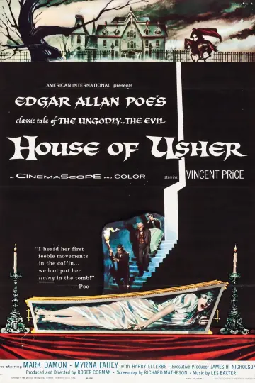 Plakat do filmu "Zagłada domu Usherów" #478011
