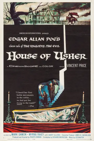 Plakat do filmu "Zagłada domu Usherów" #974254