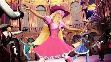 Zasłona do filmu "Barbie i trzy muszkieterki" #230308