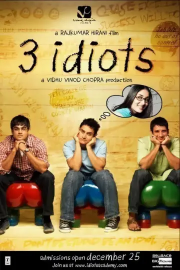 Plakat do filmu "Trzej idioci" #75640
