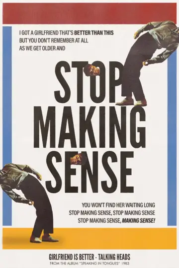 Plakat do filmu "Stop Making Sense" #1199749