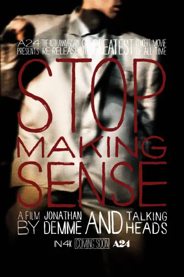 Plakat do filmu "Stop Making Sense" #195273