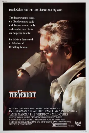 Plakat do filmu "Werdykt" #213533