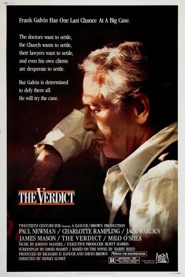 Plakat do filmu "Werdykt" #935984
