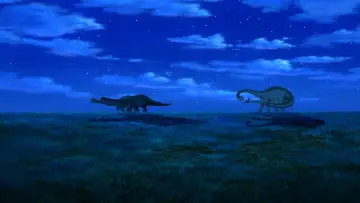 Zasłona do filmu "Pradawny Ląd 10: Wielka wędrówka Długoszyjców" #1007304