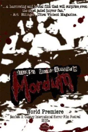 Plakat do filmu "August Underground
