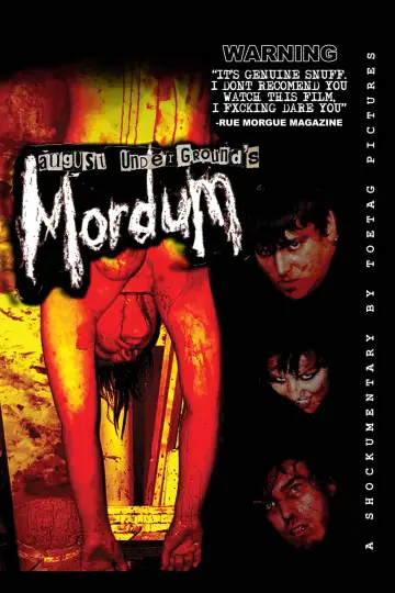Plakat do filmu "August Underground