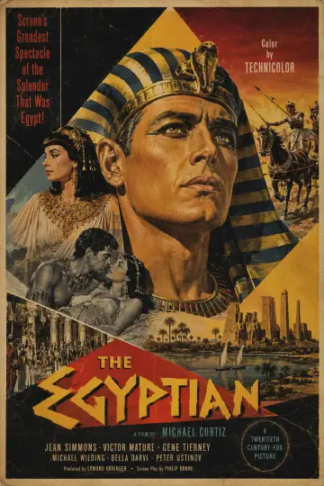 Plakat do filmu "Egipcjanin Sinuhe" #1586934