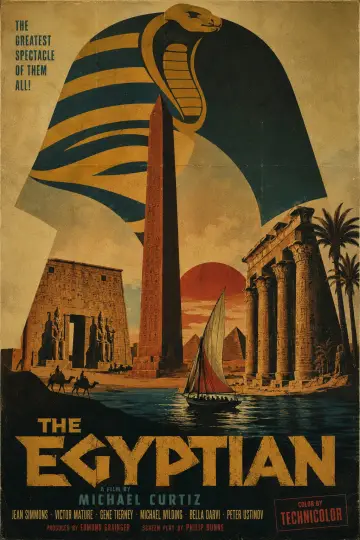 Plakat do filmu "Egipcjanin Sinuhe" #1586935