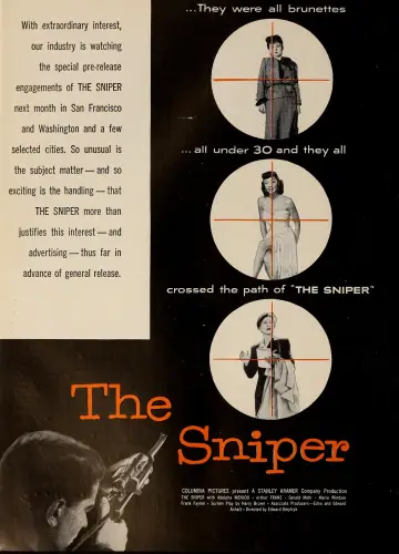 Plakat do filmu "The Sniper" #1116210