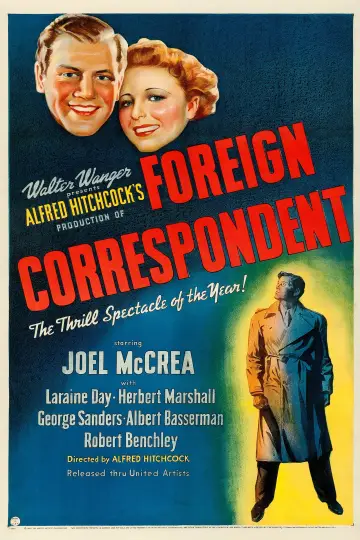 Plakat do filmu "Zagraniczny korespondent" #249041