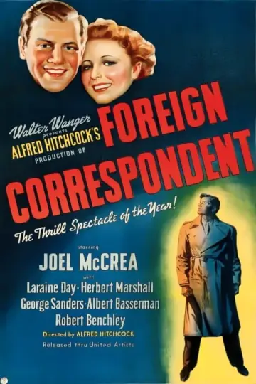 Plakat do filmu "Zagraniczny korespondent" #249043