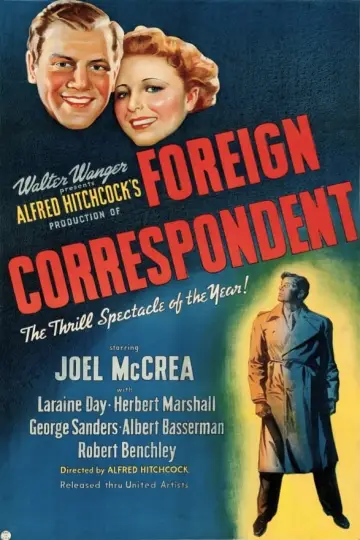 Plakat do filmu "Zagraniczny korespondent" #249048