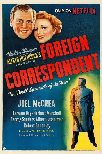 Plakat do filmu "Zagraniczny korespondent" #992884