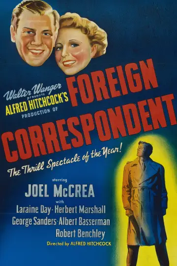 Plakat do filmu "Zagraniczny korespondent" #992886
