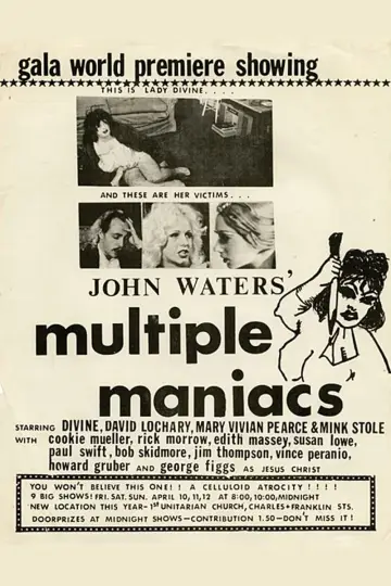 Plakat do filmu "Multiple Maniacs" #818441