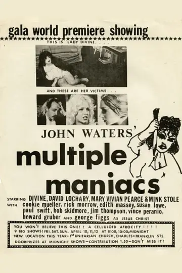 Plakat do filmu "Multiple Maniacs" #818442
