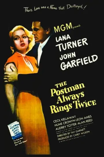 Plakat do filmu "Listonosz zawsze dzwoni dwa razy" #144629