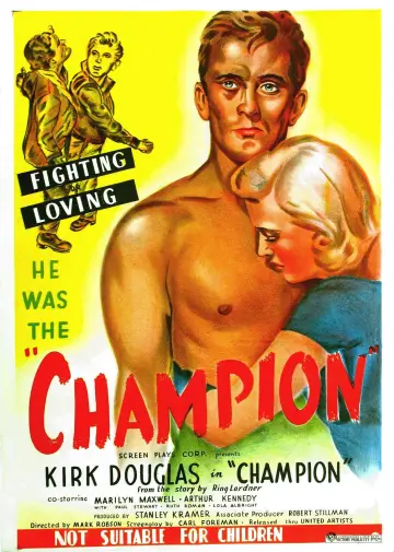 Plakat do filmu "Champion" #1129957