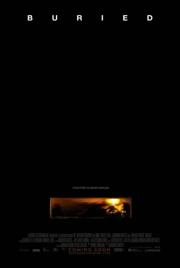 Plakat do filmu "Pogrzebany" #139716