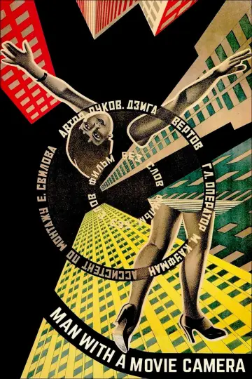 Plakat do filmu "Człowiek z kamerą filmową" #1047721