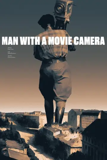 Plakat do filmu "Człowiek z kamerą filmową" #1047725