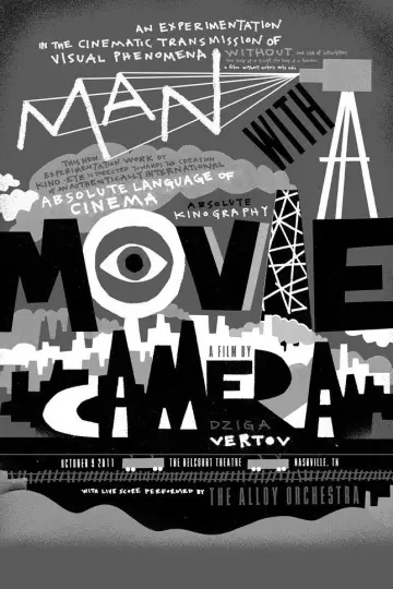 Plakat do filmu "Człowiek z kamerą filmową" #1634273