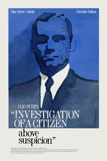 Plakat do filmu "Śledztwo w sprawie obywatela poza wszelkim podejrzeniem" #750012