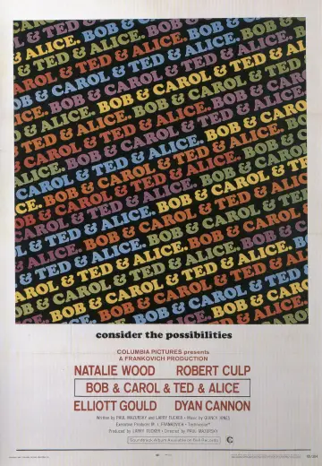 Plakat do filmu "Bob i Carol i Ted i Alice" #1118597