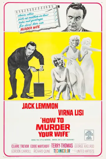 Plakat do filmu "Jak zamordować własną żonę" #1858590