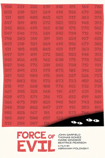 Plakat do filmu "Siła zła" #1100076