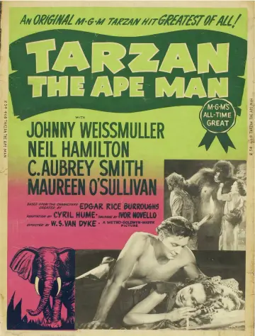 Plakat do filmu "Człowiek małpa" #356285