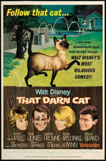 Plakat do filmu "That Darn Cat!" #1039945