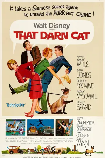 Plakat do filmu "That Darn Cat!" #1039946