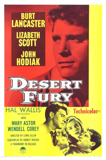Plakat do filmu "Desert Fury" #1105379