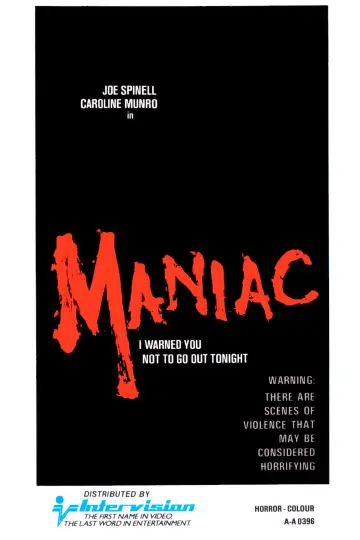 Plakat do filmu "Maniak" #285568