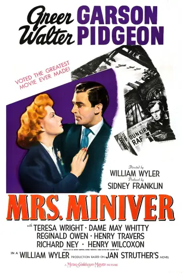 Plakat do filmu "Pani Miniver" #1031445