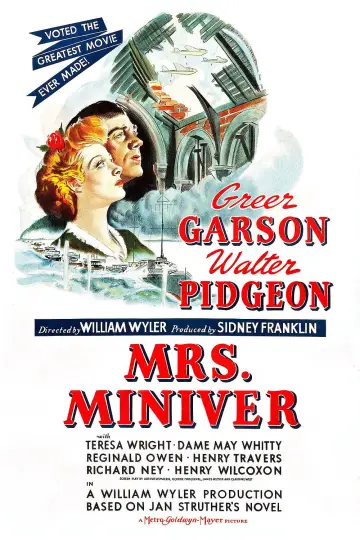 Plakat do filmu "Pani Miniver" #1031446