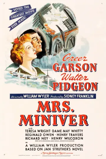 Plakat do filmu "Pani Miniver" #1031454