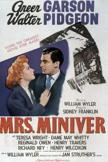 Plakat do filmu "Pani Miniver" #1031456