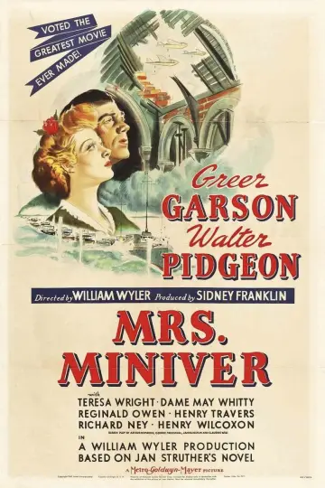 Plakat do filmu "Pani Miniver" #1031465