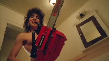 Zasłona do filmu "Hollywoodzkie dziwki uzbrojone w piły łańcuchowe" #1650038