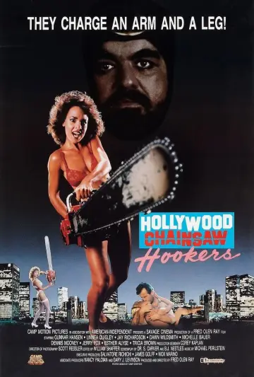 Plakat do filmu "Hollywoodzkie dziwki uzbrojone w piły łańcuchowe" #1650054