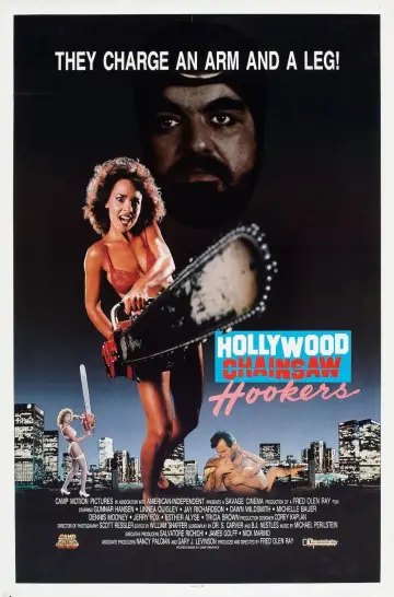 Plakat do filmu "Hollywoodzkie dziwki uzbrojone w piły łańcuchowe" #1650055