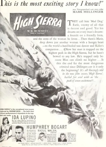Plakat do filmu "High Sierra" #1059525